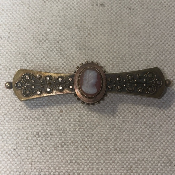 Cameo Victorian Vintage Brooch early 1900’s - Picture 2 of 5